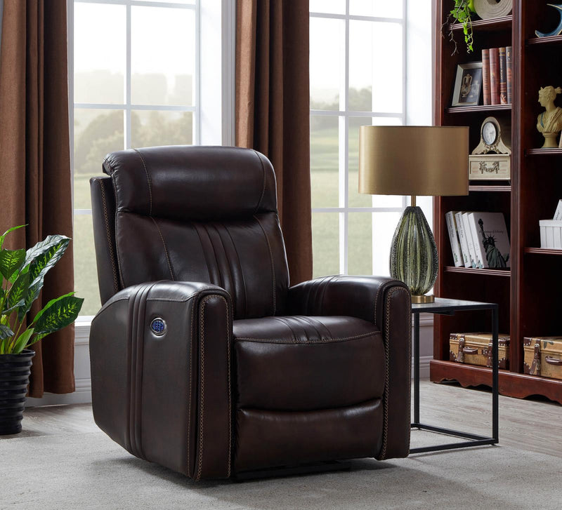 Cushion Back Power^3 Recliner Brown - What A Room