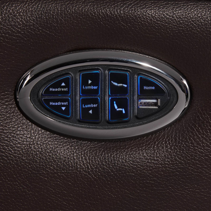Cushion Back Power^3 Recliner Brown - What A Room