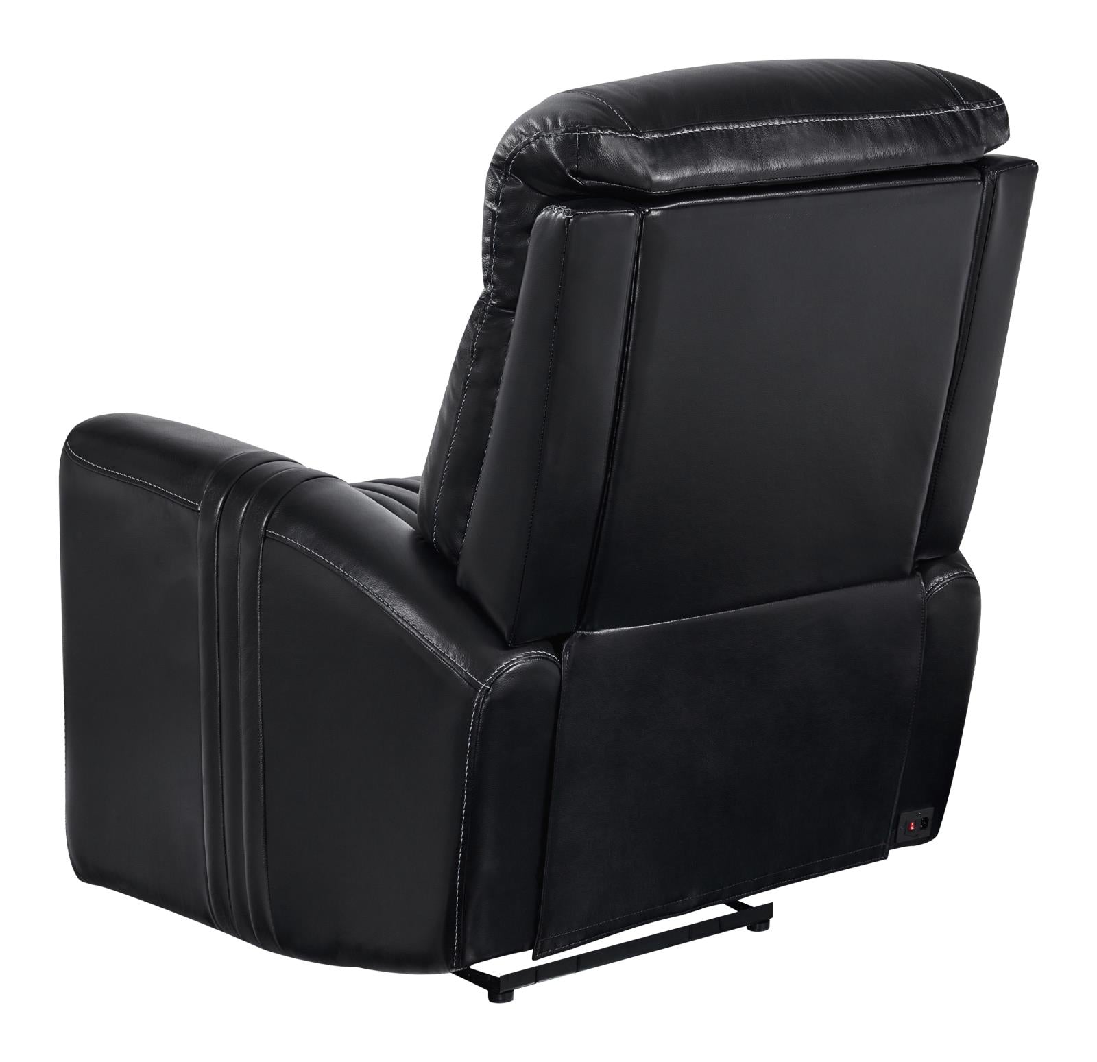 Cushion Back Power^3 Recliner Black - What A Room