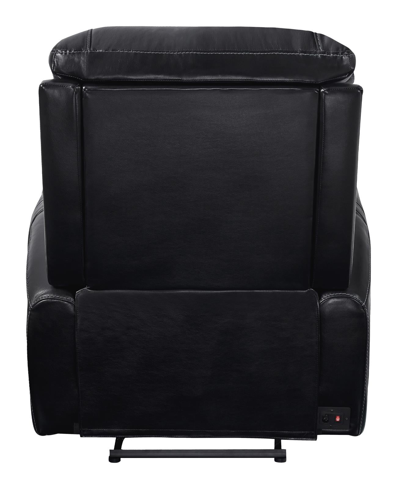 Cushion Back Power^3 Recliner Black - What A Room