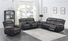 Saybrook 3-piece Tufted Cushion Power Living Room Set Charcoal and Black - What A Room