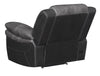 Saybrook Tufted Cushion Power Recliner Charcoal and Black - What A Room