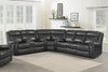 Shallowford 3-piece Upholstered Power^2 Sectional Hand Rubbed Charcoal - What A Room