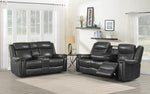 Shallowford 2-piece Power^2 Living Room Set Hand Rubbed Charcoal - What A Room