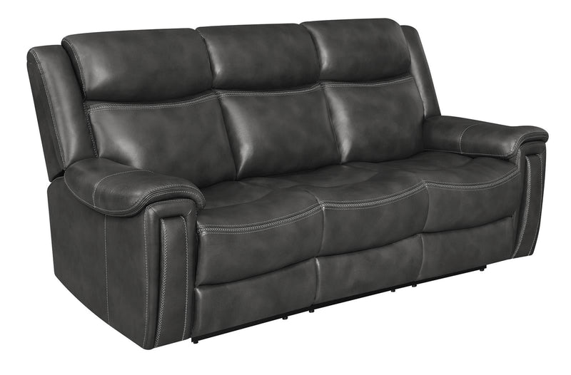 Shallowford 2-piece Power^2 Living Room Set Hand Rubbed Charcoal - What A Room