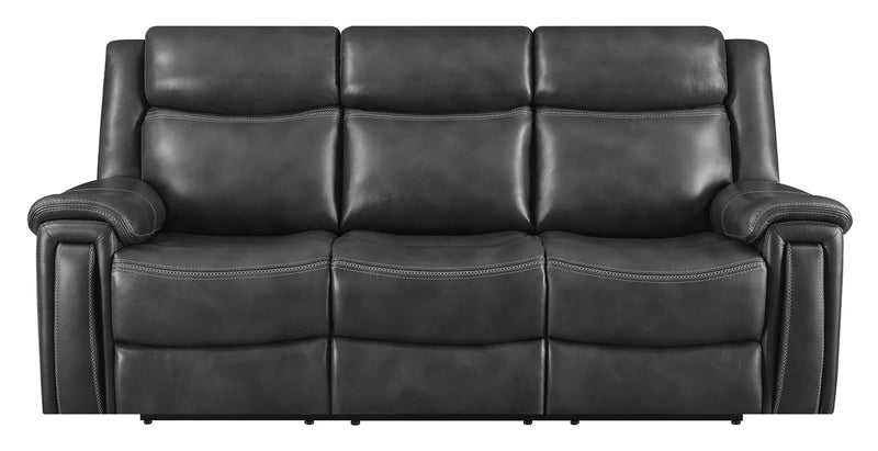 Shallowford 2-piece Power^2 Living Room Set Hand Rubbed Charcoal - What A Room