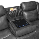 Shallowford 2-piece Power^2 Living Room Set Hand Rubbed Charcoal - What A Room