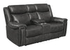 Shallowford 2-piece Power^2 Living Room Set Hand Rubbed Charcoal - What A Room