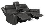 Shallowford 2-piece Power^2 Living Room Set Hand Rubbed Charcoal - What A Room