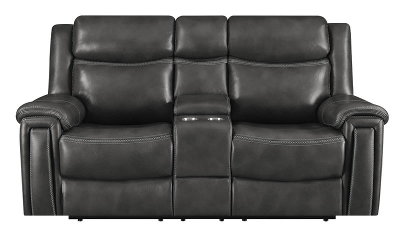 Shallowford 2-piece Power^2 Living Room Set Hand Rubbed Charcoal - What A Room
