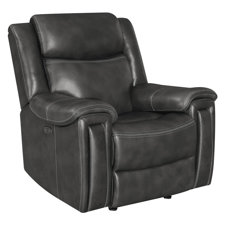 Shallowford 3-piece Power^2 Living Room Set Hand Rubbed Charcoal - What A Room