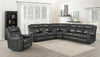 Shallowford Upholstered Power^2 Loveseat with Console Hand Rubbed Charcoal - What A Room