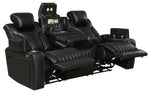 Bismark Power^2 Sofa with Drop-down Table Black - What A Room