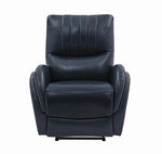 Upholstered Power^3 Recliner with Power Lumbar Blue - What A Room