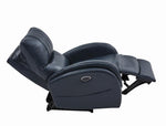 Upholstered Power^3 Recliner with Power Lumbar Blue - What A Room