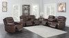 Flamenco Tufted Upholstered Power Sofa Brown - What A Room