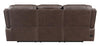 Flamenco Tufted Upholstered Power Sofa Brown - What A Room