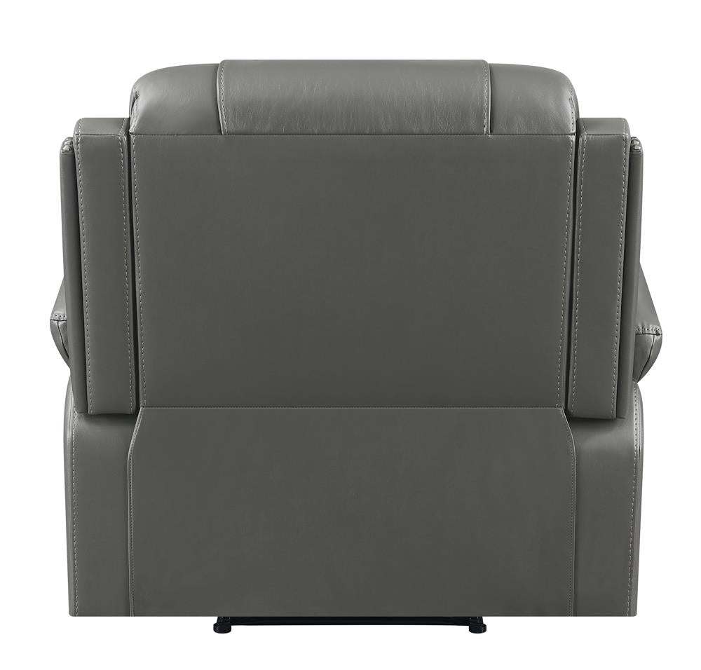 Flamenco Tufted Upholstered Recliner Charcoal - What A Room