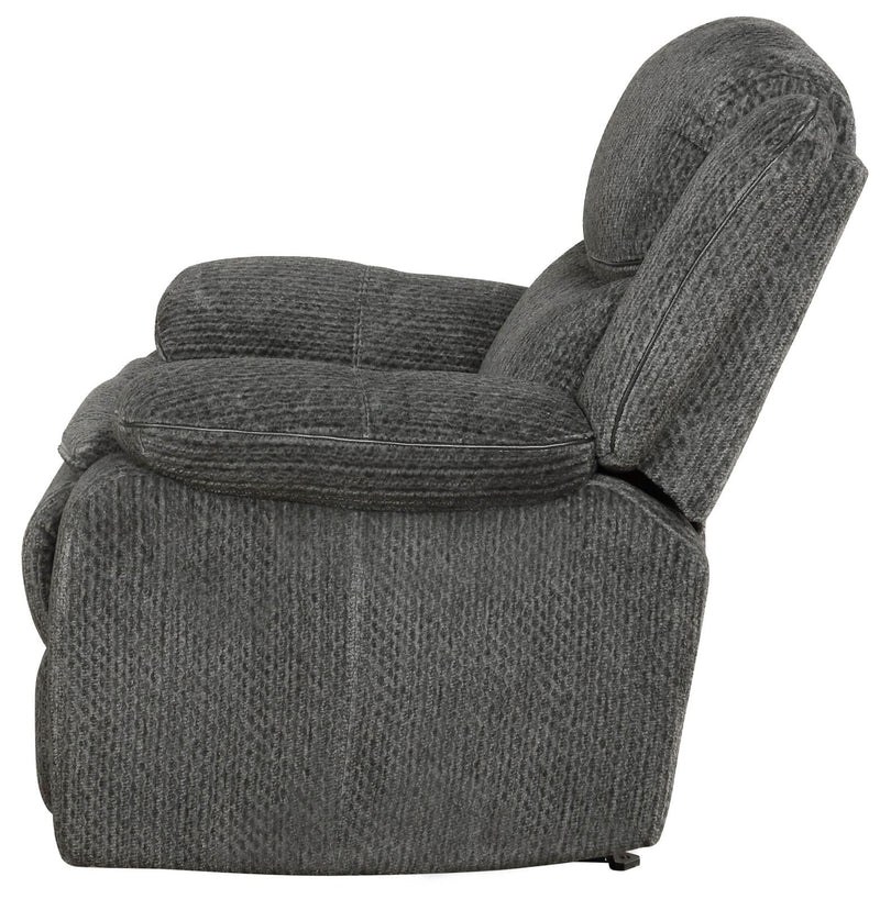 Jennings Upholstered Power Glider Recliner Charcoal - What A Room