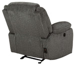 Jennings Upholstered Power Glider Recliner Charcoal - What A Room