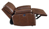 Southwick Pillow Top Arm Power Glider Recliner Saddle Brown - What A Room