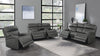 Longport 3-piece Upholstered Power Living Room Set Charcoal - What A Room