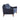 Gano Sloped Arm Upholstered Loveseat Navy Blue - What A Room