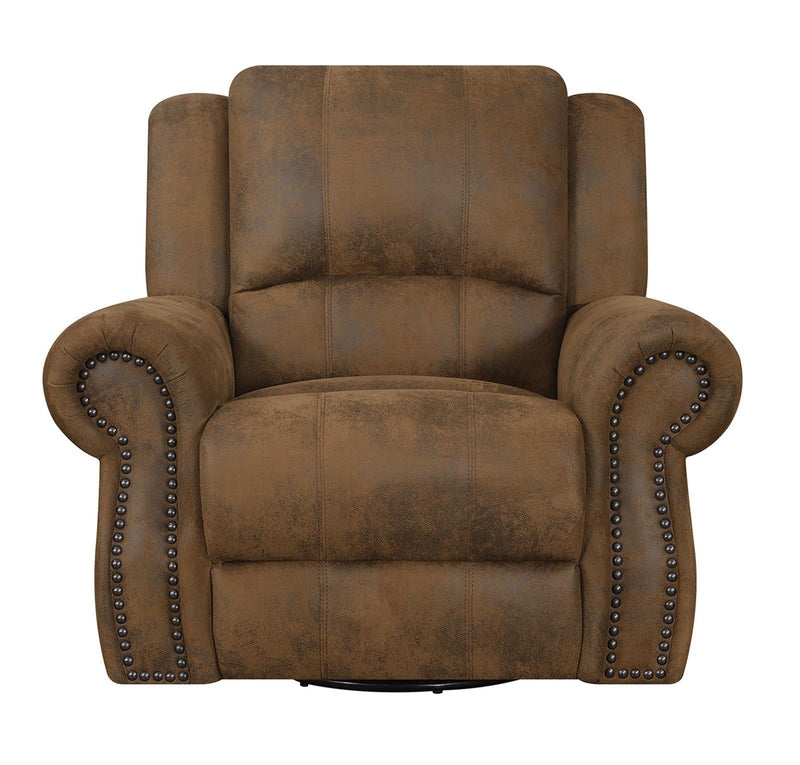 Sir Rawlinson Swivel Rocker Recliner Buckskin Brown - What A Room