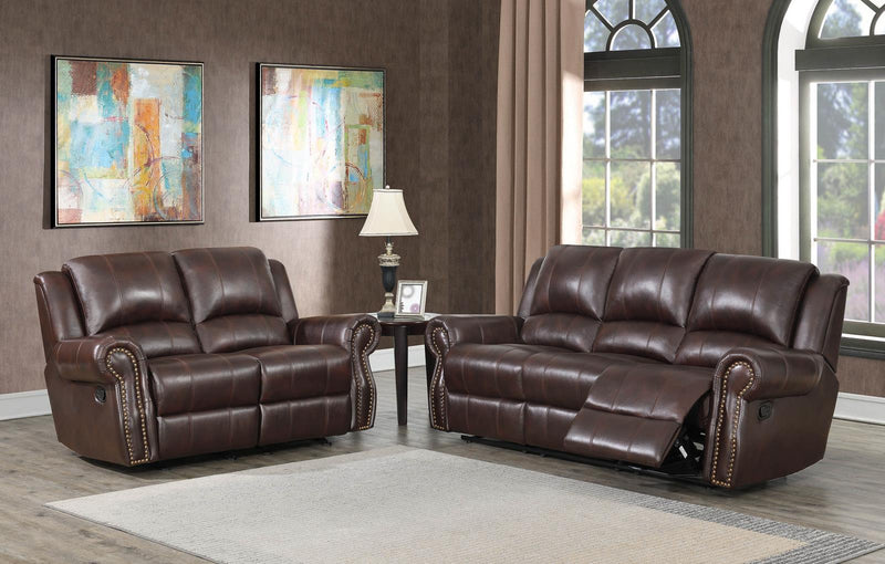 Sir Rawlinson Upholstered Living Room Set Dark Brown - What A Room