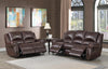 Sir Rawlinson Upholstered Living Room Set Dark Brown - What A Room