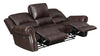 Sir Rawlinson Upholstered Living Room Set Dark Brown - What A Room