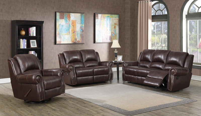Sir Rawlinson Upholstered Living Room Set Dark Brown - What A Room