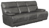 Stanford Cushion Back Power Sofa Charcoal - What A Room