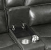 Stanford Cushion Back Power Loveseat Charcoal - What A Room