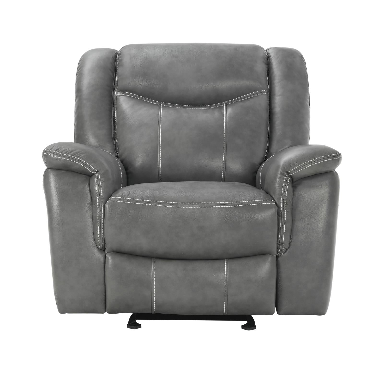 Conrad Upholstered Power Glider Recliner Grey - What A Room