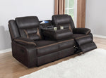 Greer Upholstered Tufted Back Motion Sofa - What A Room