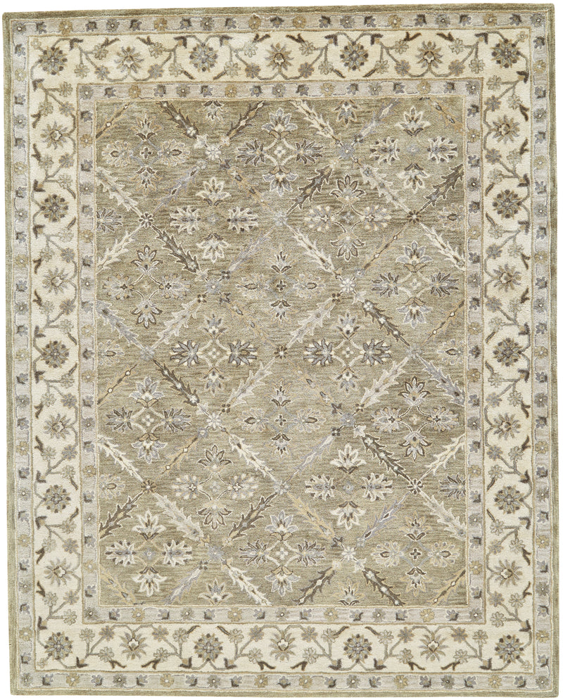 Subdued old world style in this Area rug - San Francisco Bay Area Home furnishing showroom