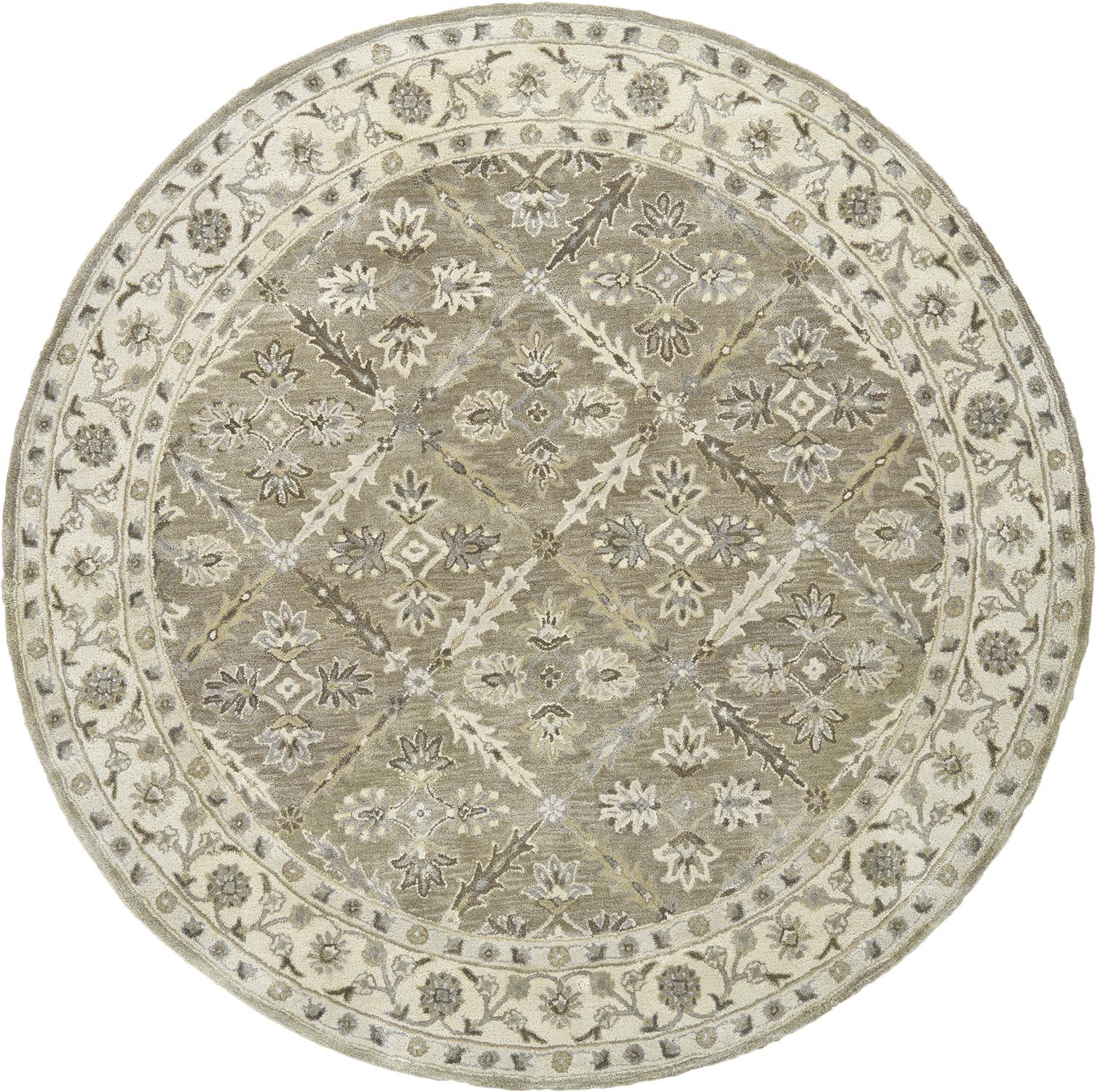 Premium round accent rug at value price - San Jose Furniture and furnishings showroom