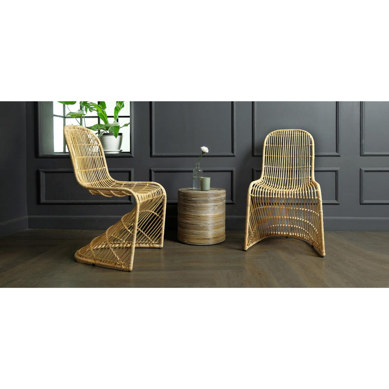 Groovy Rattan Dining Side Chair - What A Room