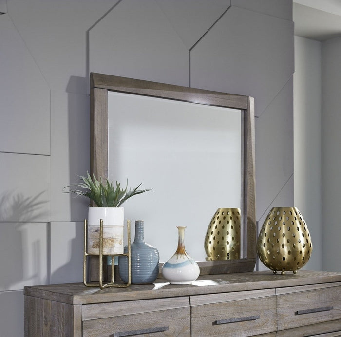 Hearst Solid Wood Beveled Glass Mirror - What A Room