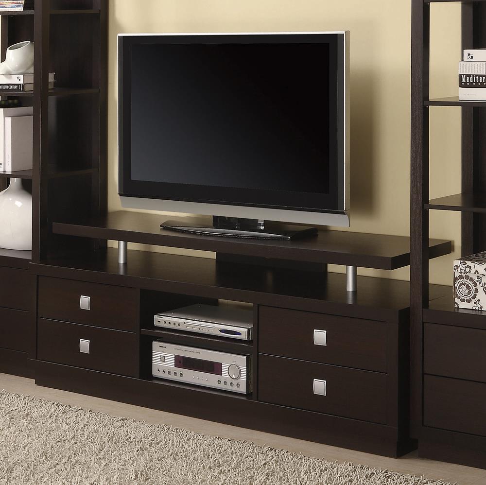 4-drawer TV Console Cappuccino - What A Room