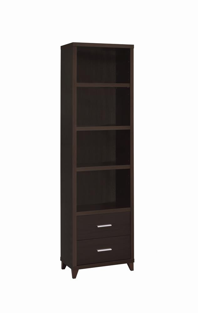 2-drawer Media Tower Cappuccino - What A Room
