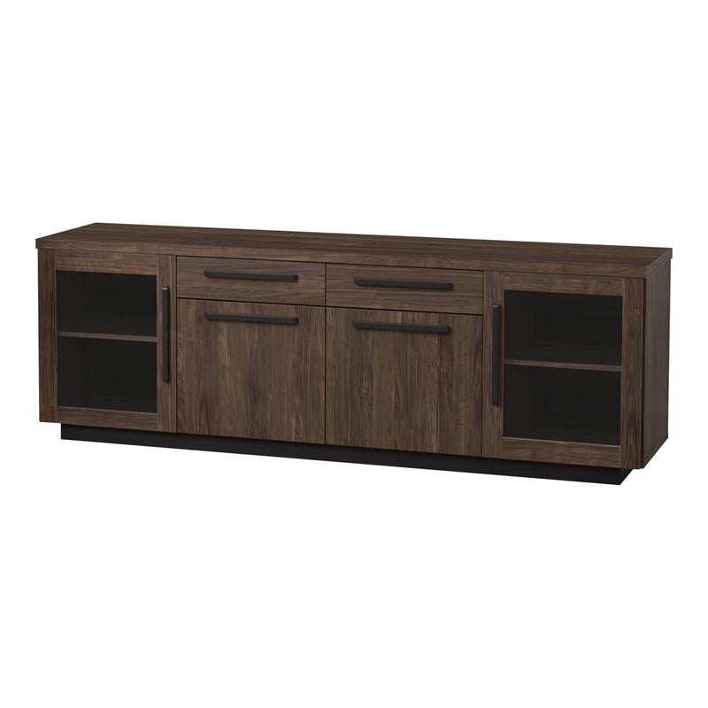 4-drawer TV Console Aged Walnut - What A Room