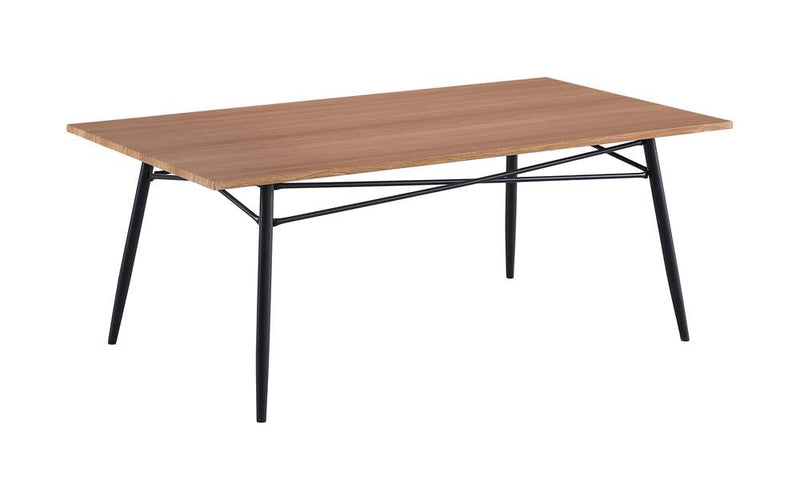 3-piece Wooden Top Occasional Table Set Light Brown and Black - What A Room