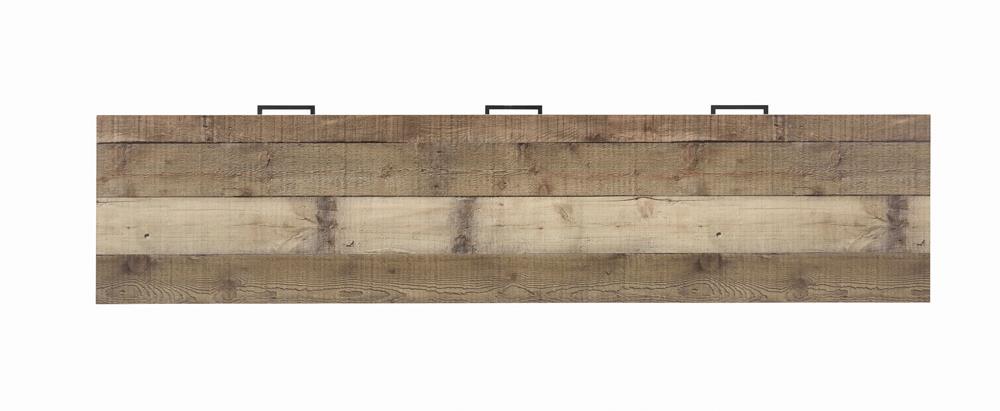 71″ 3-drawer TV Console Weathered Pine - What A Room