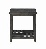 1-shelf Rectangular End Table Grey - What A Room