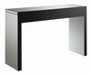 Layton Rectangular Sofa Table Silver and Clear Mirror - What A Room