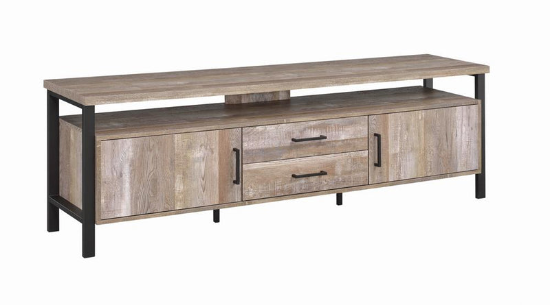 71″ 2-drawer TV Console Weathered Oak - What A Room