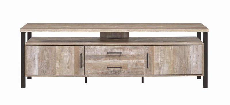 71″ 2-drawer TV Console Weathered Oak - What A Room