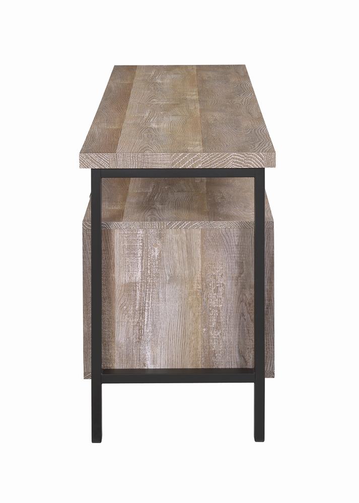 71″ 2-drawer TV Console Weathered Oak - What A Room